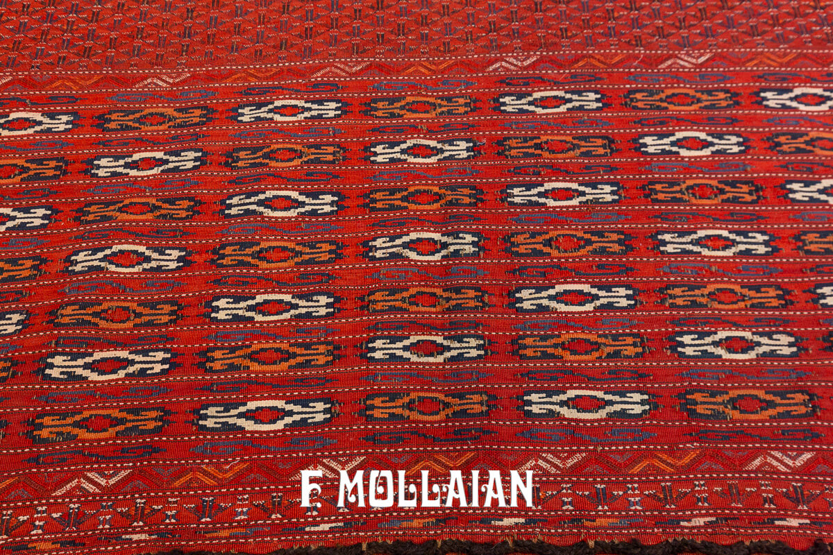 Antique Kilim Rug Giajim Pair Red Color n°:722303